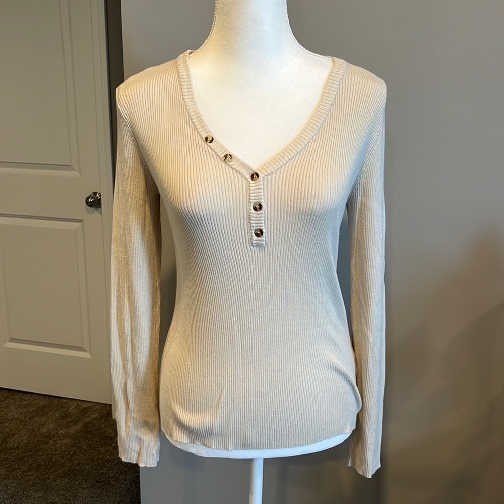 V-neck Sweater - Size Large (fits like Medium)